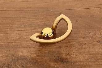 HARMONUS Knobs for Drawer & Cabinets Knob,Gold - Gold Matt Wardrobe Kitchen Door Pull Handle Knobs Square Shape Drawer Knob - (KNOBS-194- Pack of 5)