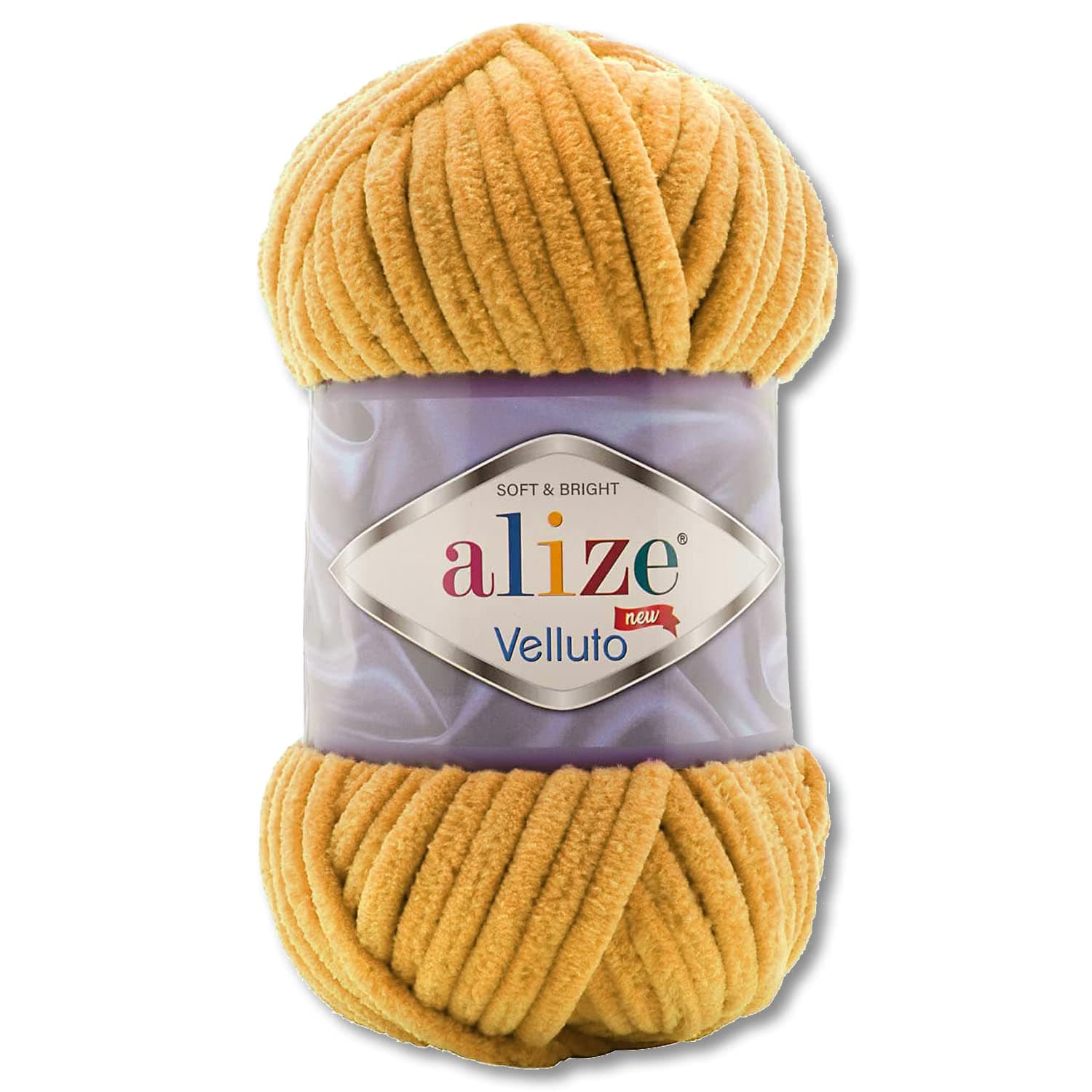 100 g Alize Velluto Wool in 30 Selection (02 | Mustard)