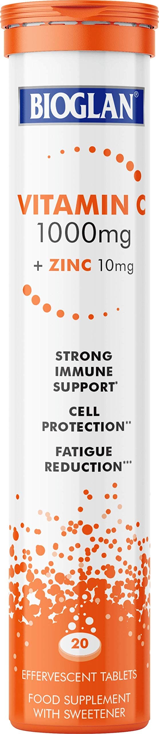 Vitamin C Effervescent | 1000g Vitamin C | Zinc | 20 Effervescent