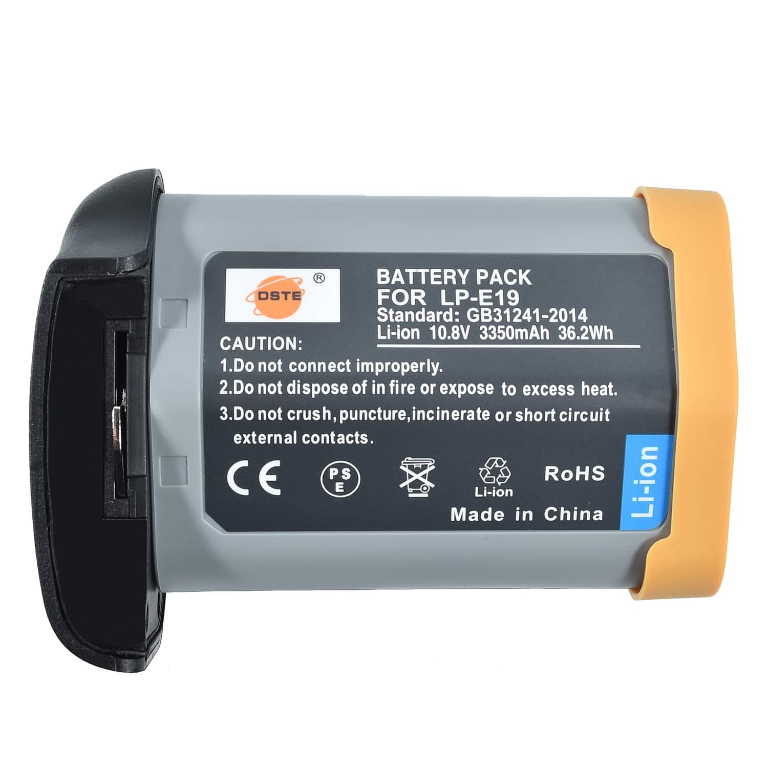 DSTE Electron LP-E4N Li-ion Battery Compatible with Canon LP-E19, EOS-1D X Mark II, EOS-1D X, EOS-1D Mark IV, EOS-1Ds Mark III, EOS-1D Mark III