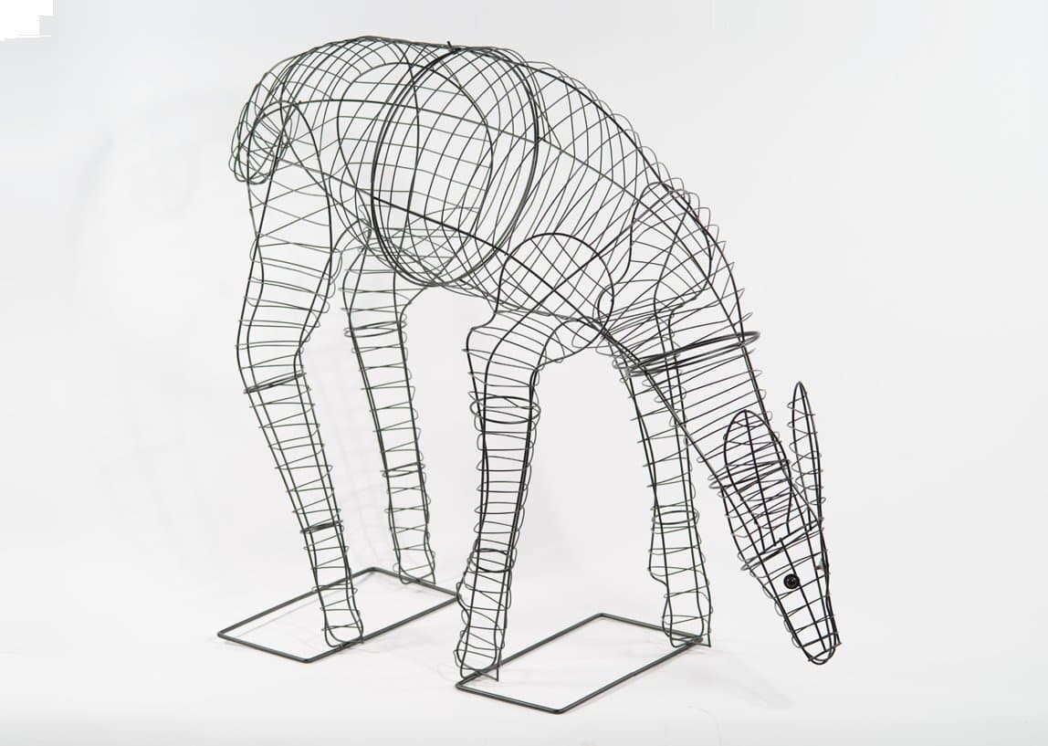 Gardening Delights Deer (Doe) Eating Topiary frame