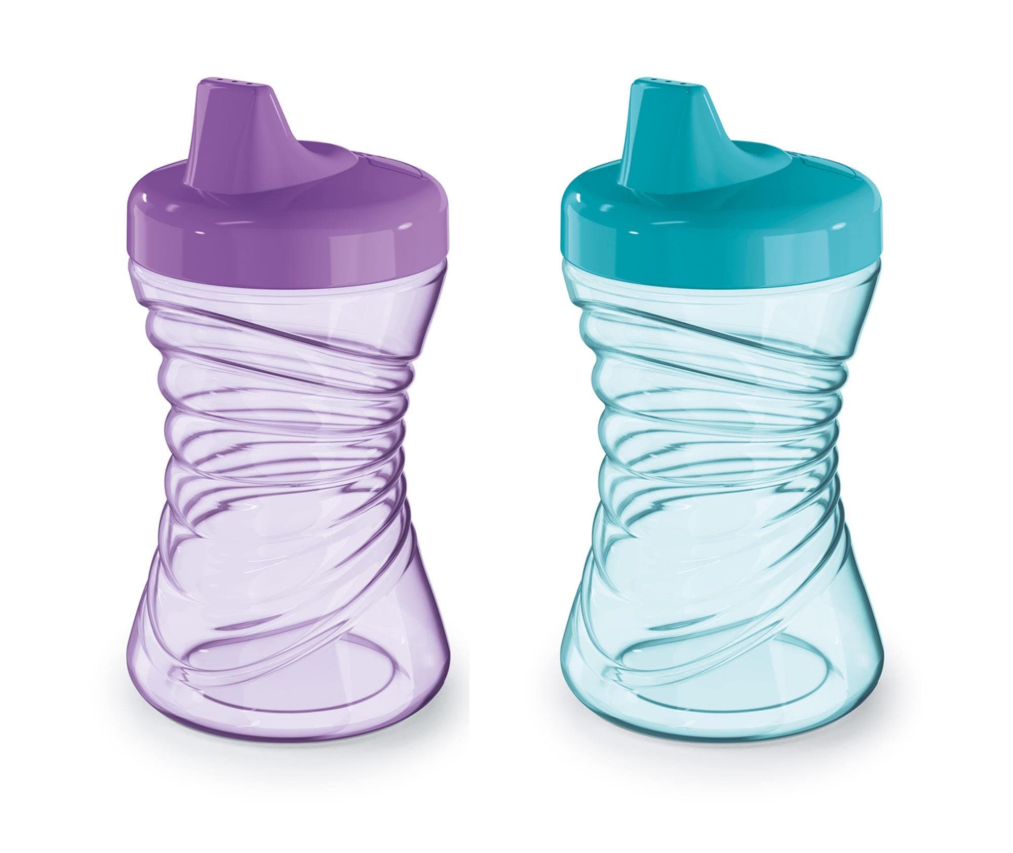 First Essentials by NUK Fun Grips Hard Spout Sippy Cup, 10 oz, 2-Pack