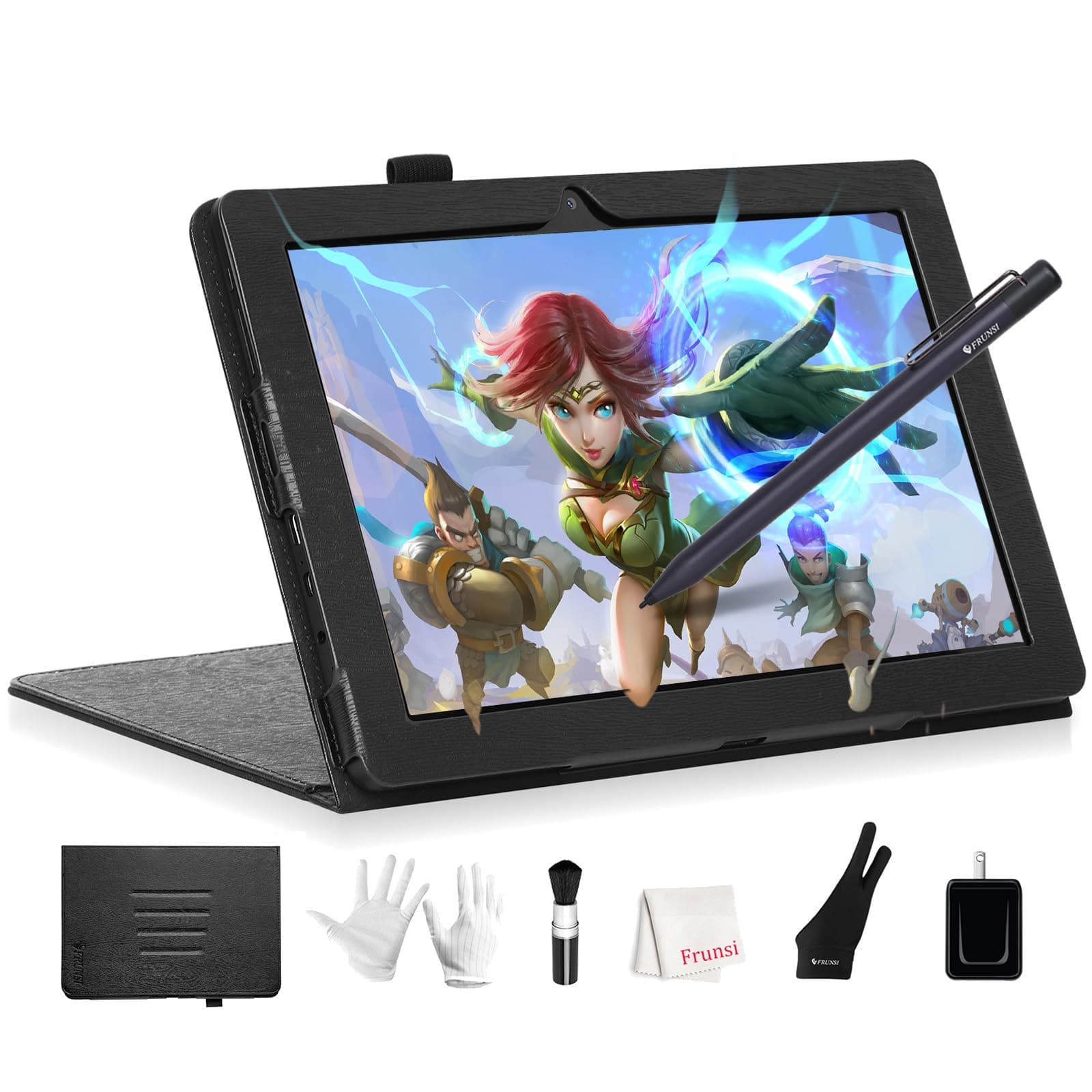 T8 Drawing Tablet No Computer Needed,8 inch FHD Display,Octa-Core CPU,Pre-Installed Drawing Apps & Tutorials,More Bonus Items for Beginners, Artists, Students
