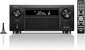 Denon AVR-A10H 13.4-Ch 8K Home Theater Receiver (150Wx13), WiFi, HEOS, and Bluetooth Amplifier, Home Audio Receivers & Amplifiers