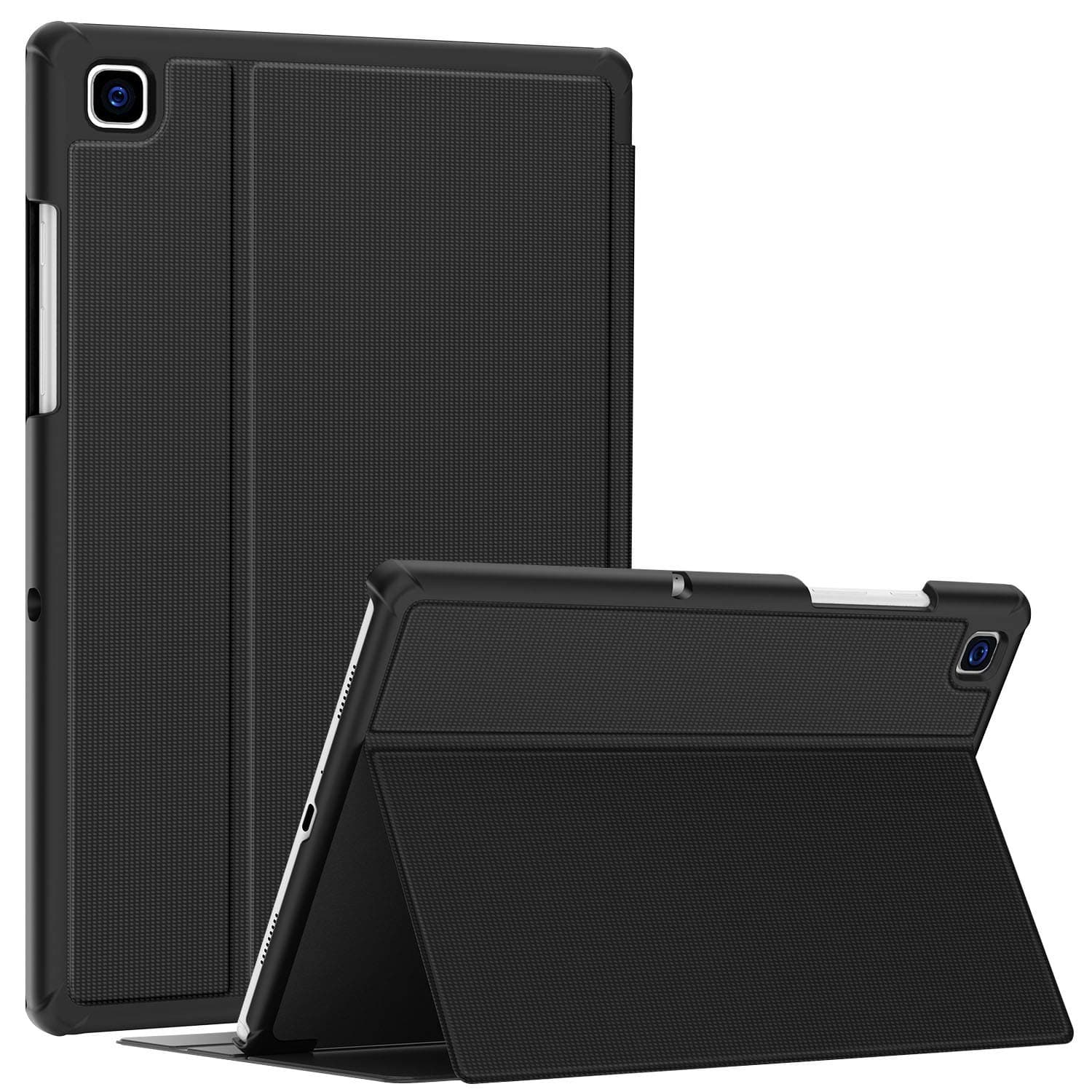 Soke Case For Samsung Galaxy Tab A7 10.4 (2020 Model SM-T500/T505/507), Folio Slim TPU Smart Protective Case, Multi- Viewing Angles for Samsung Galaxy Tab A7 10.4 Inch, Black