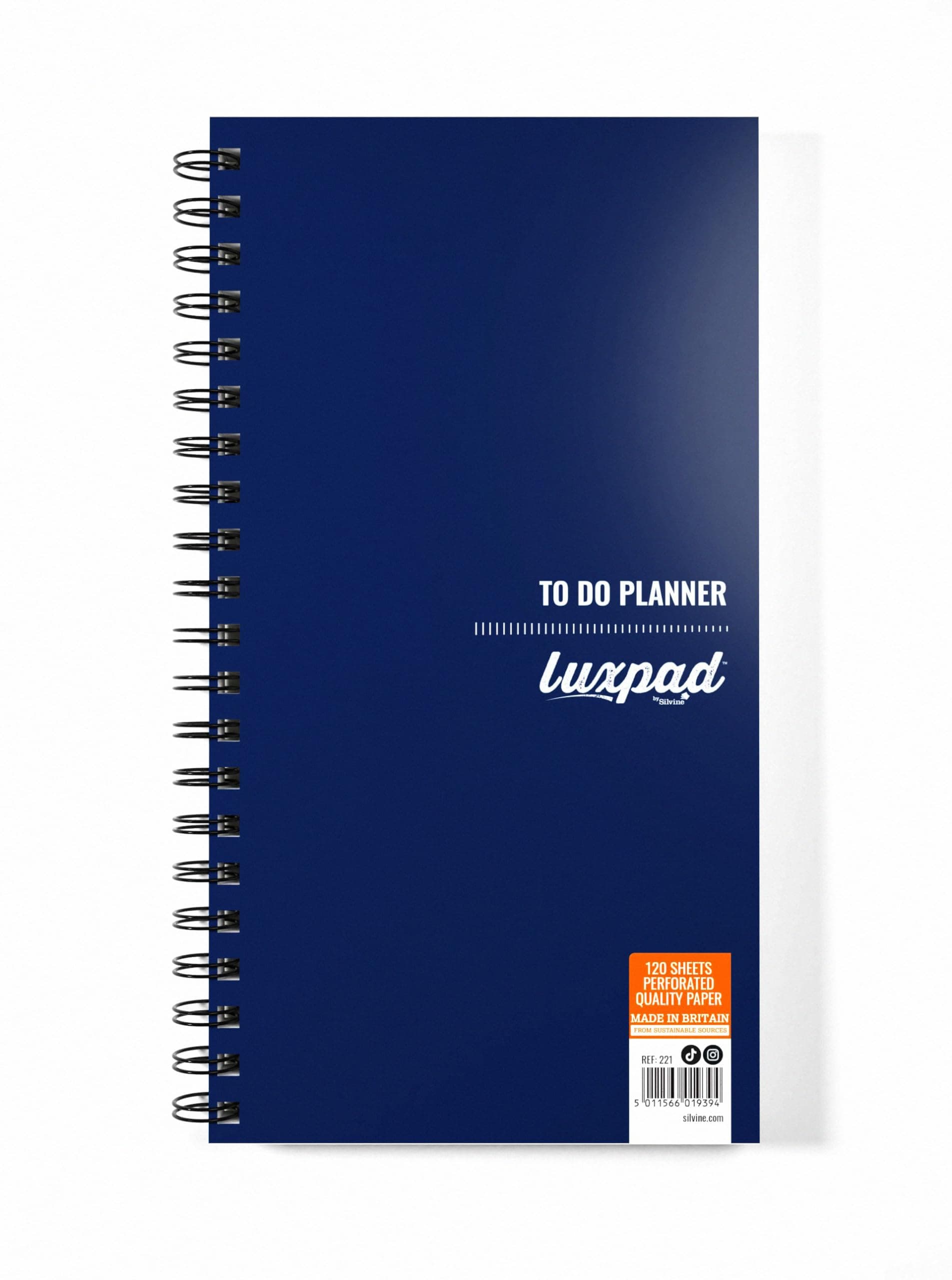 Luxpad 280 x 150mm Things To Do Planner - Printed Template (120 Sheets)