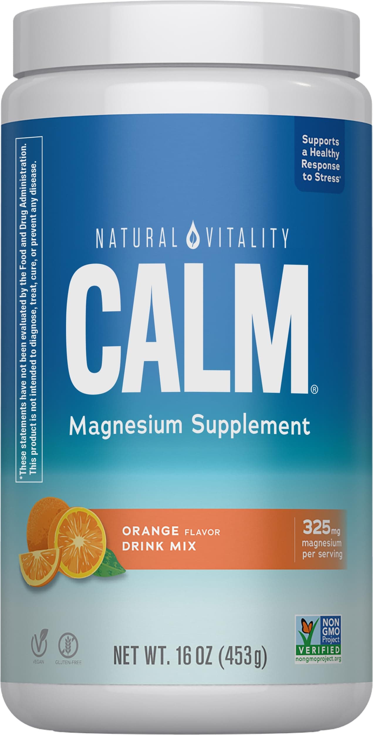 Natural Calm Orange, 16 Ounce