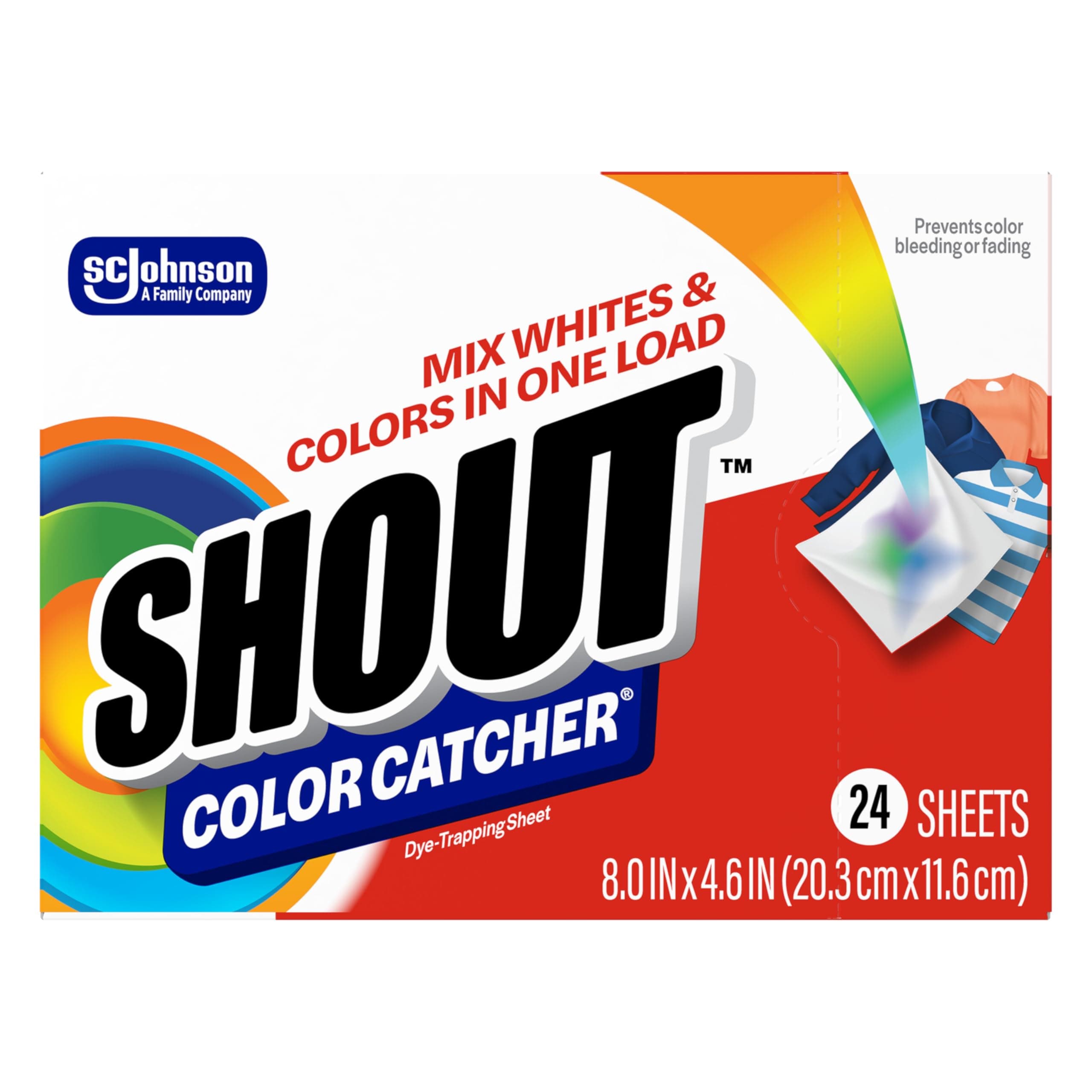Color Catcher, Dye-Trapping Sheets, 24 Sheets