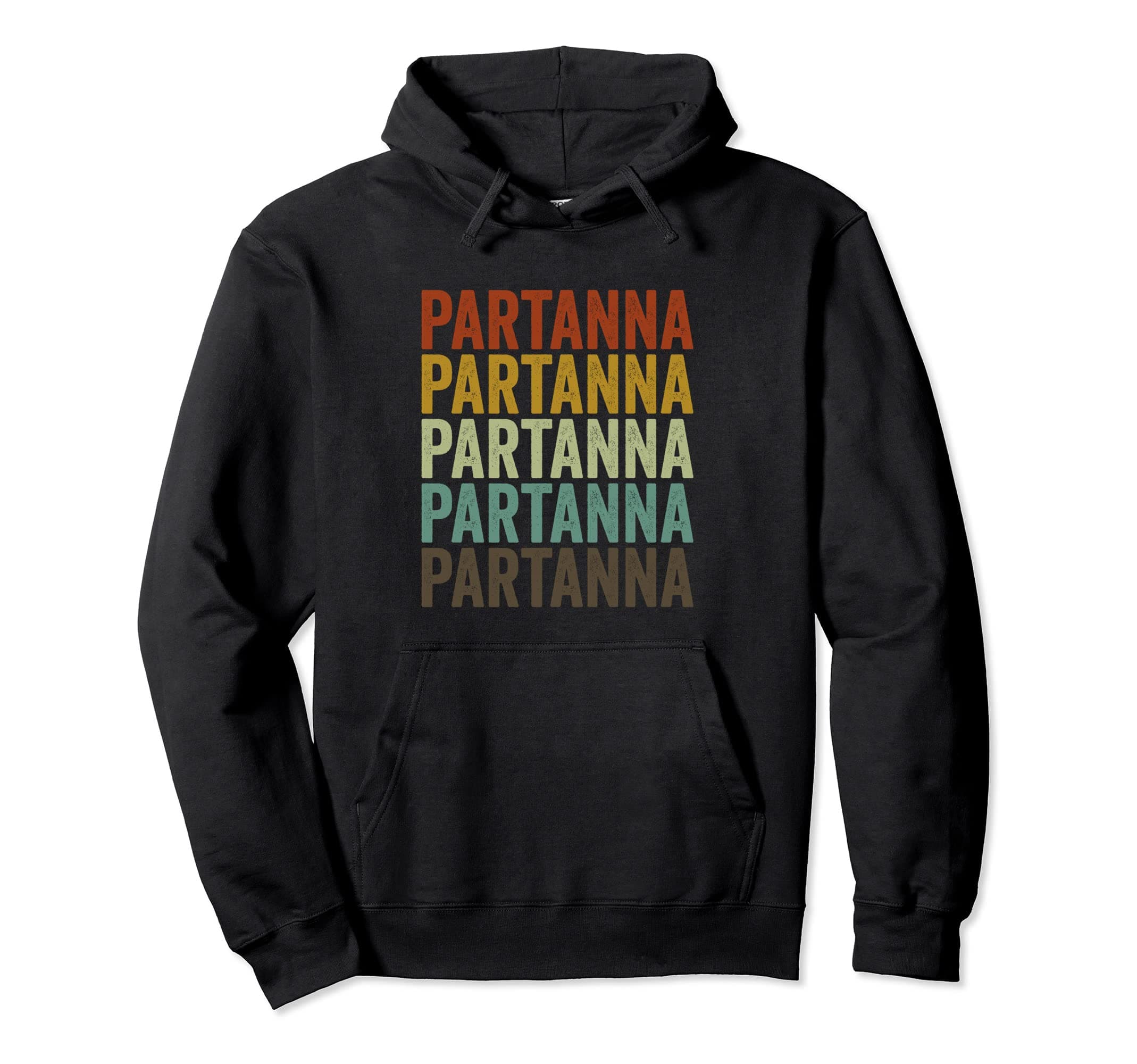Partanna City Retro Pullover Hoodie