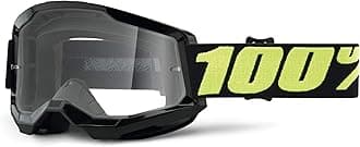 100% STRATA 2 Goggles - Sports Goggles for Motocross & Mountain Biking - Eyewear for Bike Riders - Motocross Eyewear for Men