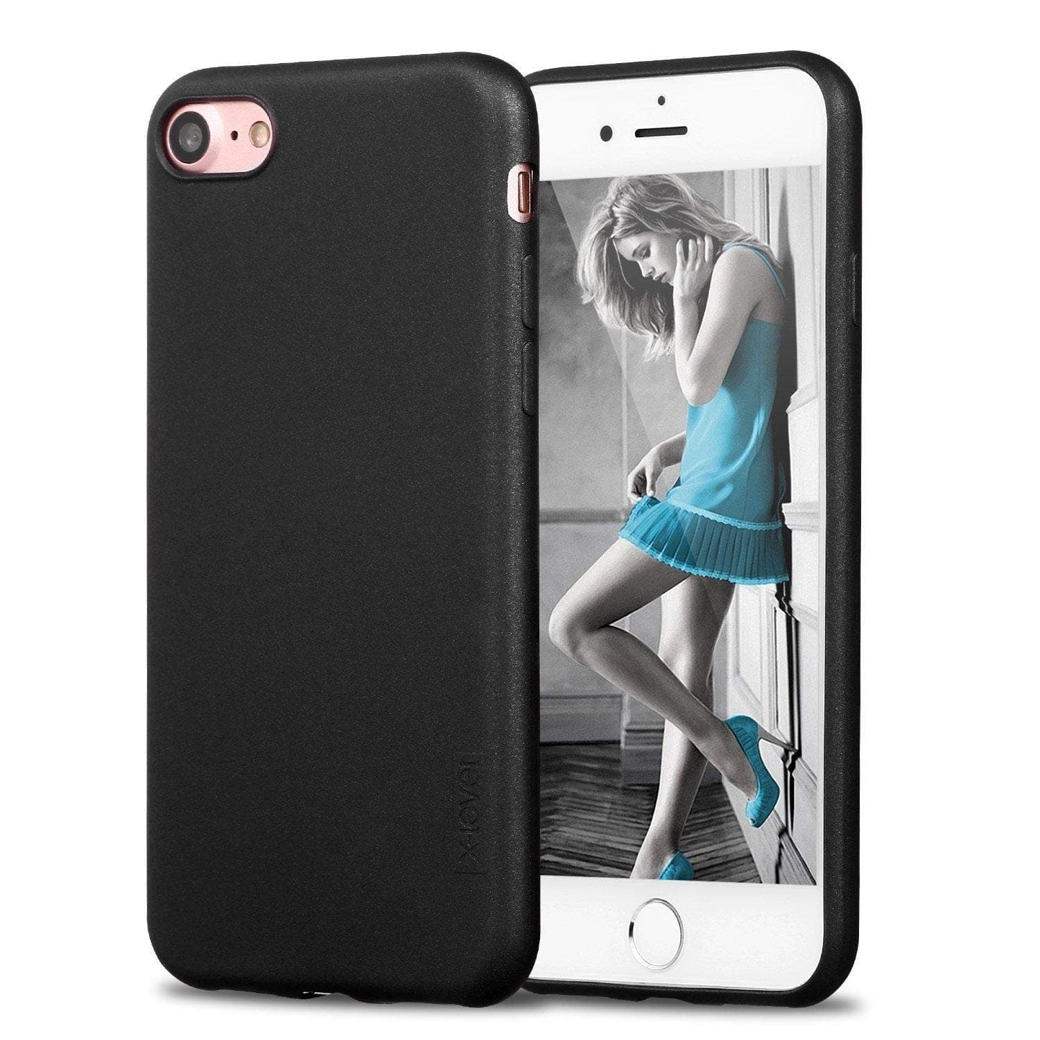 X-Level iPhone 6/6s Plus (5.5 inch) Guardian Series TPU Soft Case Cover - Black