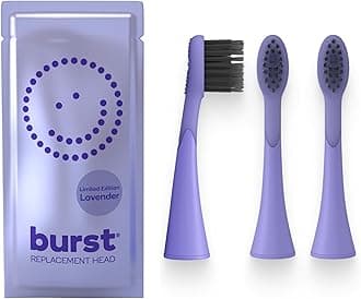 Genuine Replacement Heads for Original Sonic Electric Toothbrush (Lavender/3 Pack) | Ultra Soft Bristles for A Clean Deep | Stain & Plaque Removal