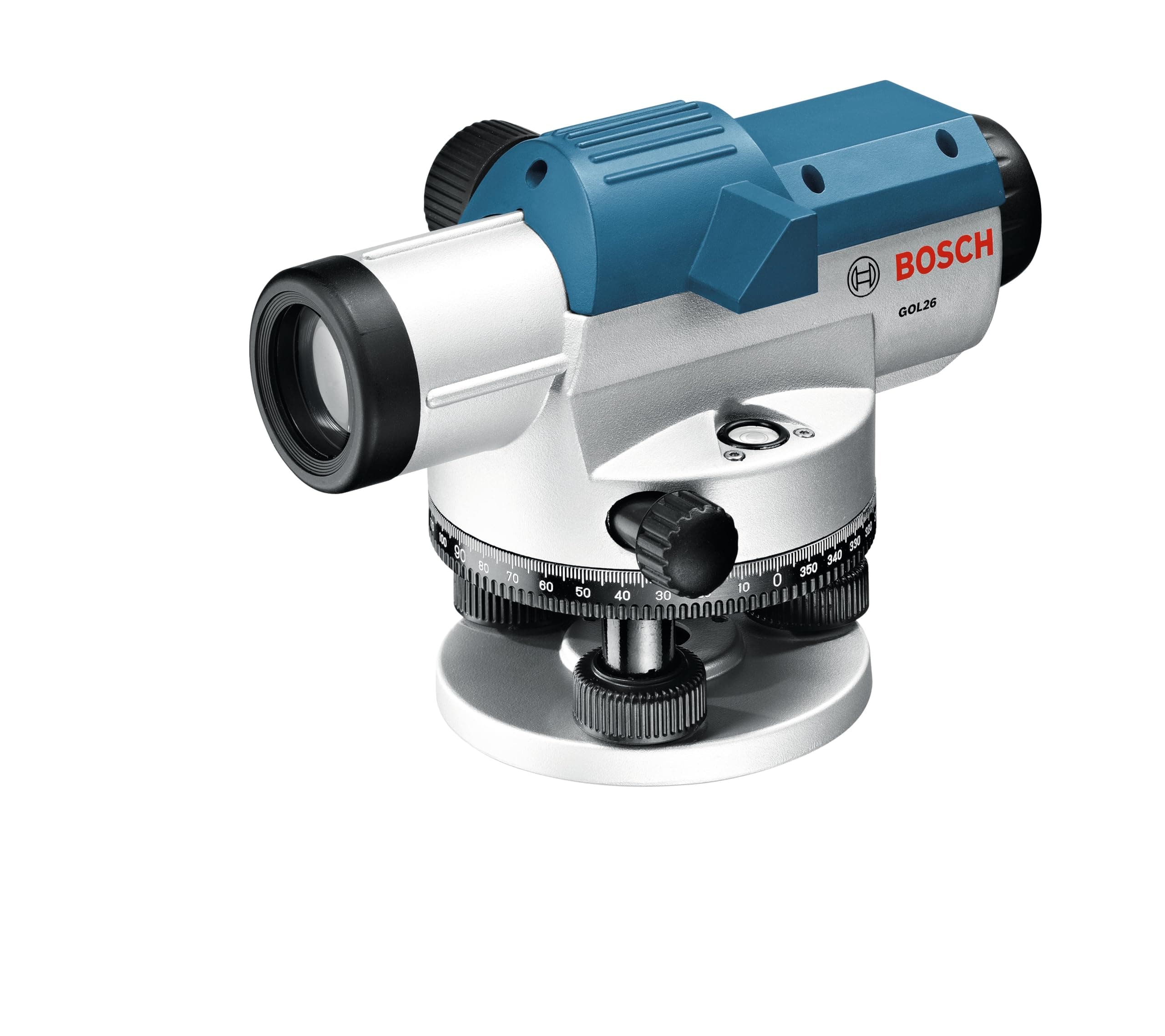 BOSCH GOL26 26X Automatic Optical Level, Includes Plumb Bob, Tool Kit, & Carrying Case
