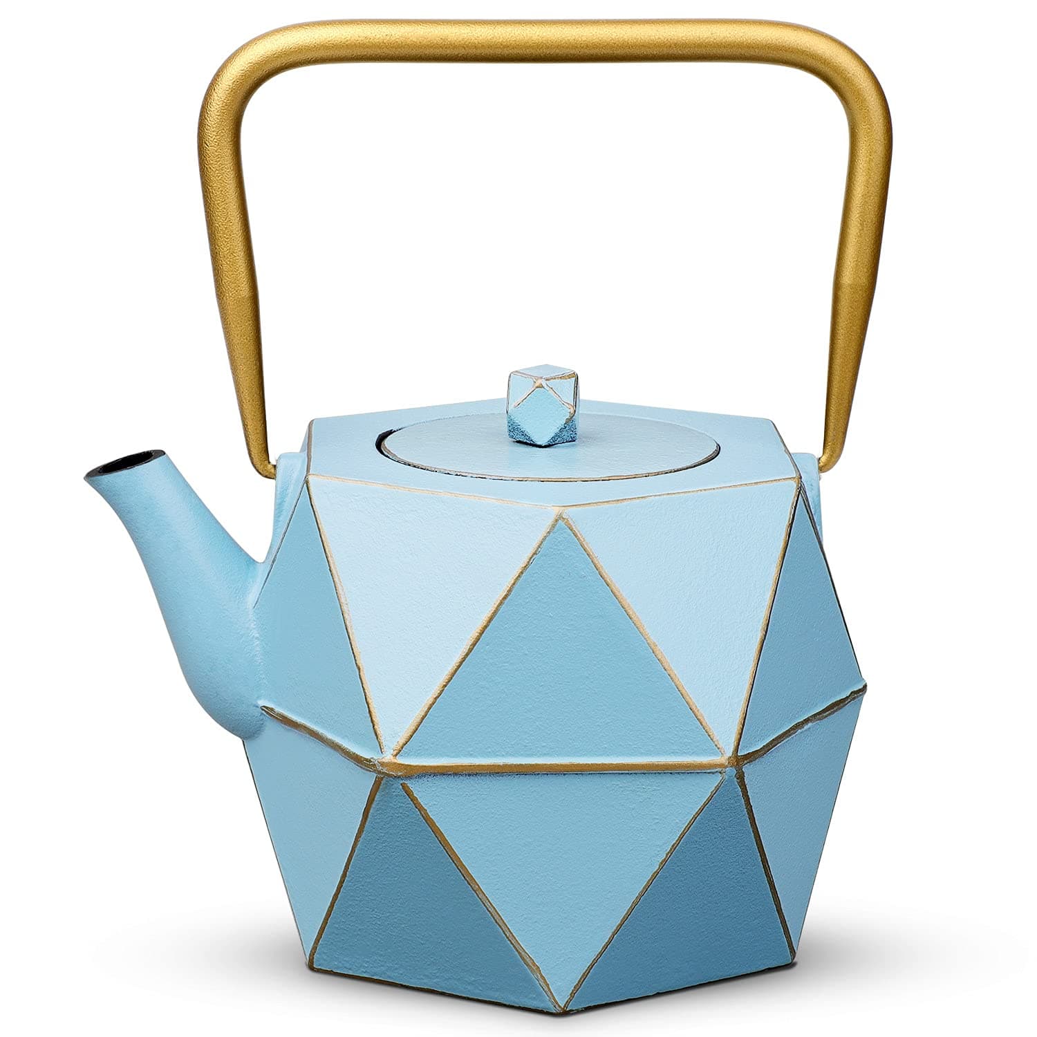 Cast Iron Diamond Teapot