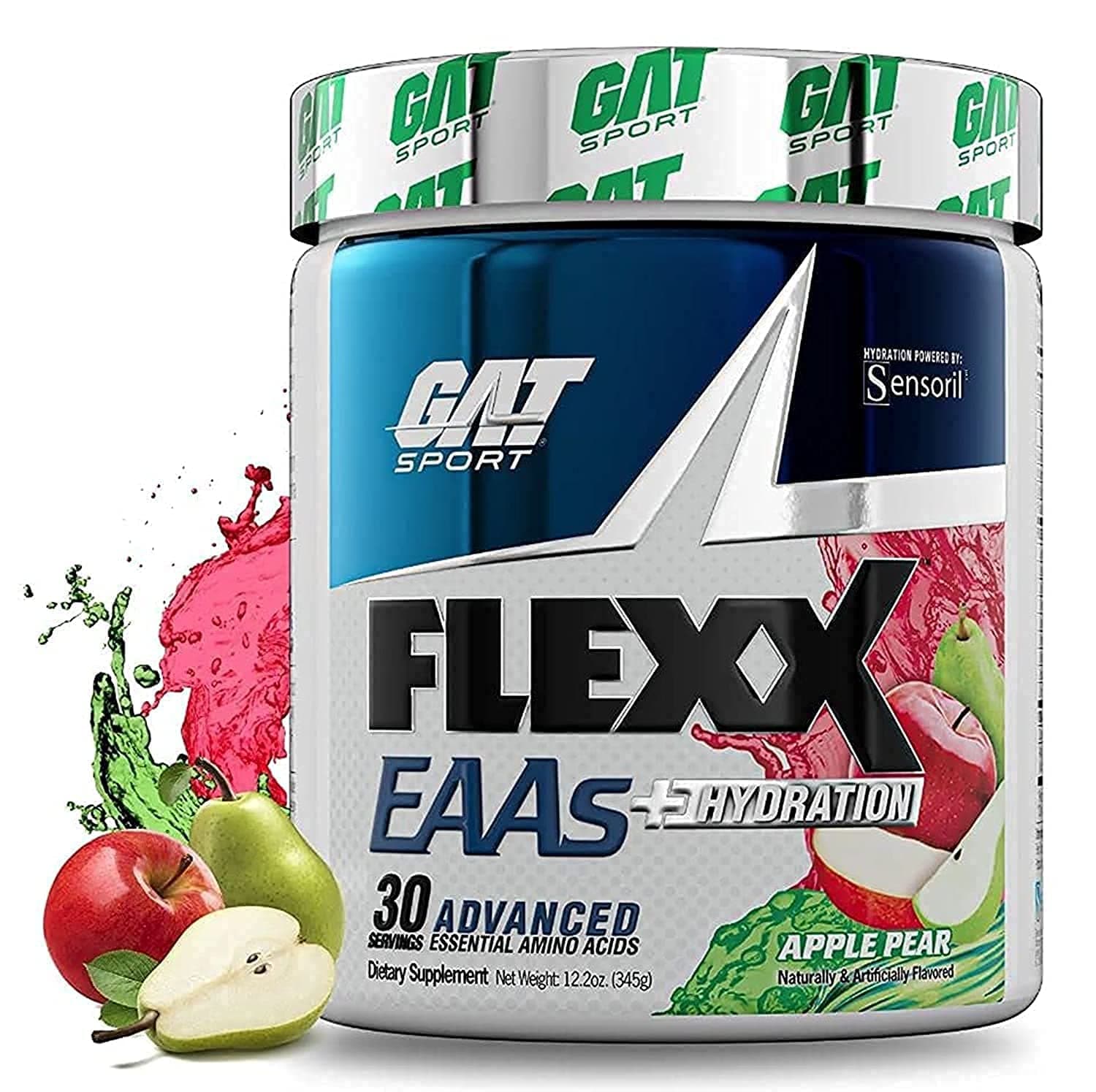 Flexx EAAs + Hydration, Essential Amino Acid Formula (Apple Pear,30 Servings)