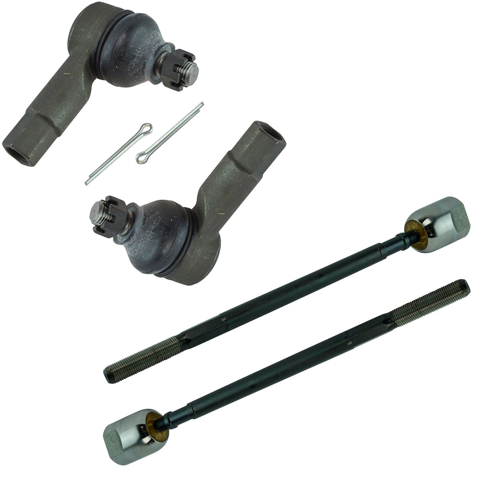 TRQ Front Tie Rod Set Compatible with 1989-1997 Geo Metro 1990-1995 Suzuki Swift