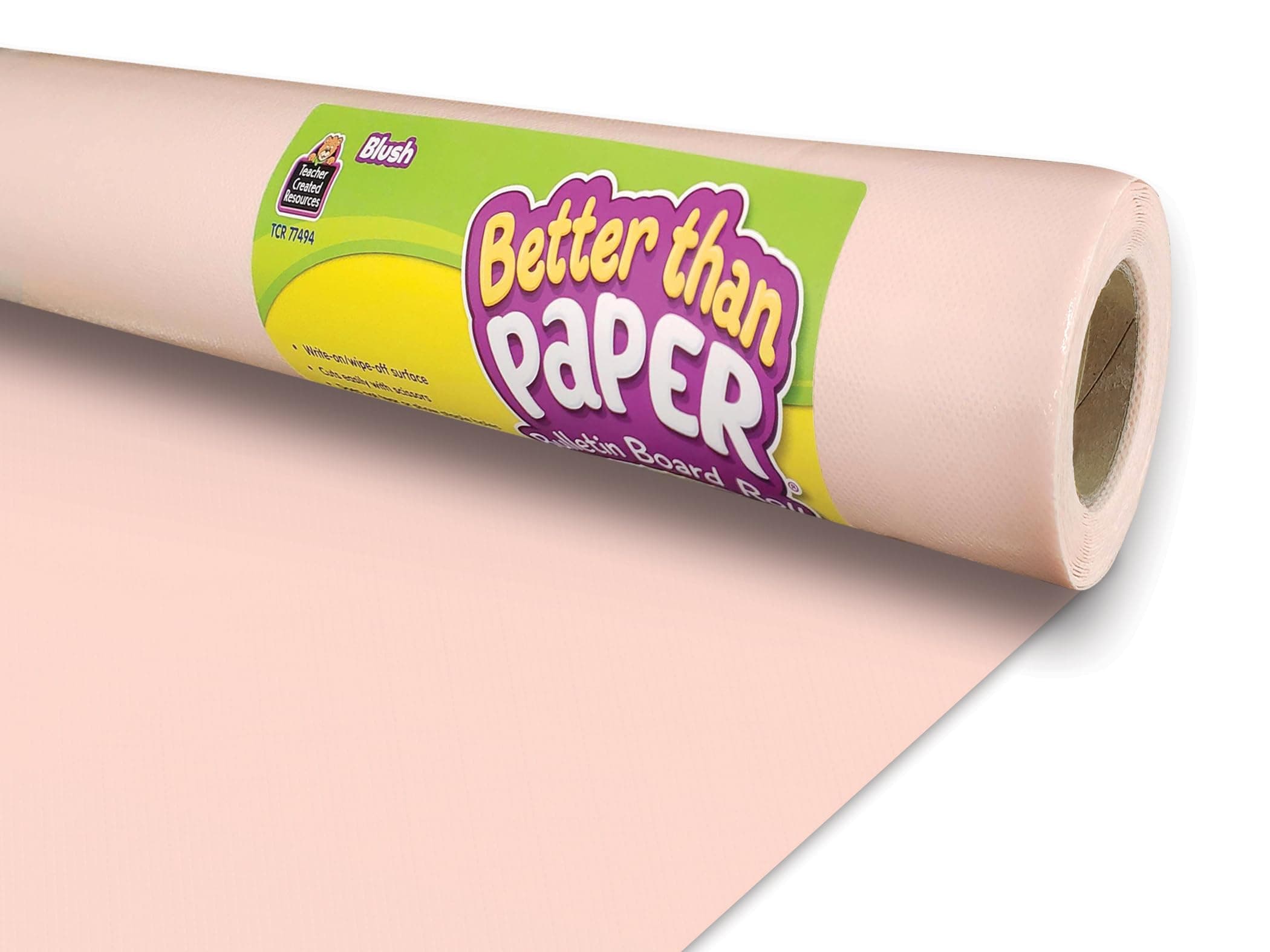 Teacher Created Resources Blush Better Than Paper® Bulletin Board Roll, 4 feet x 12 feet