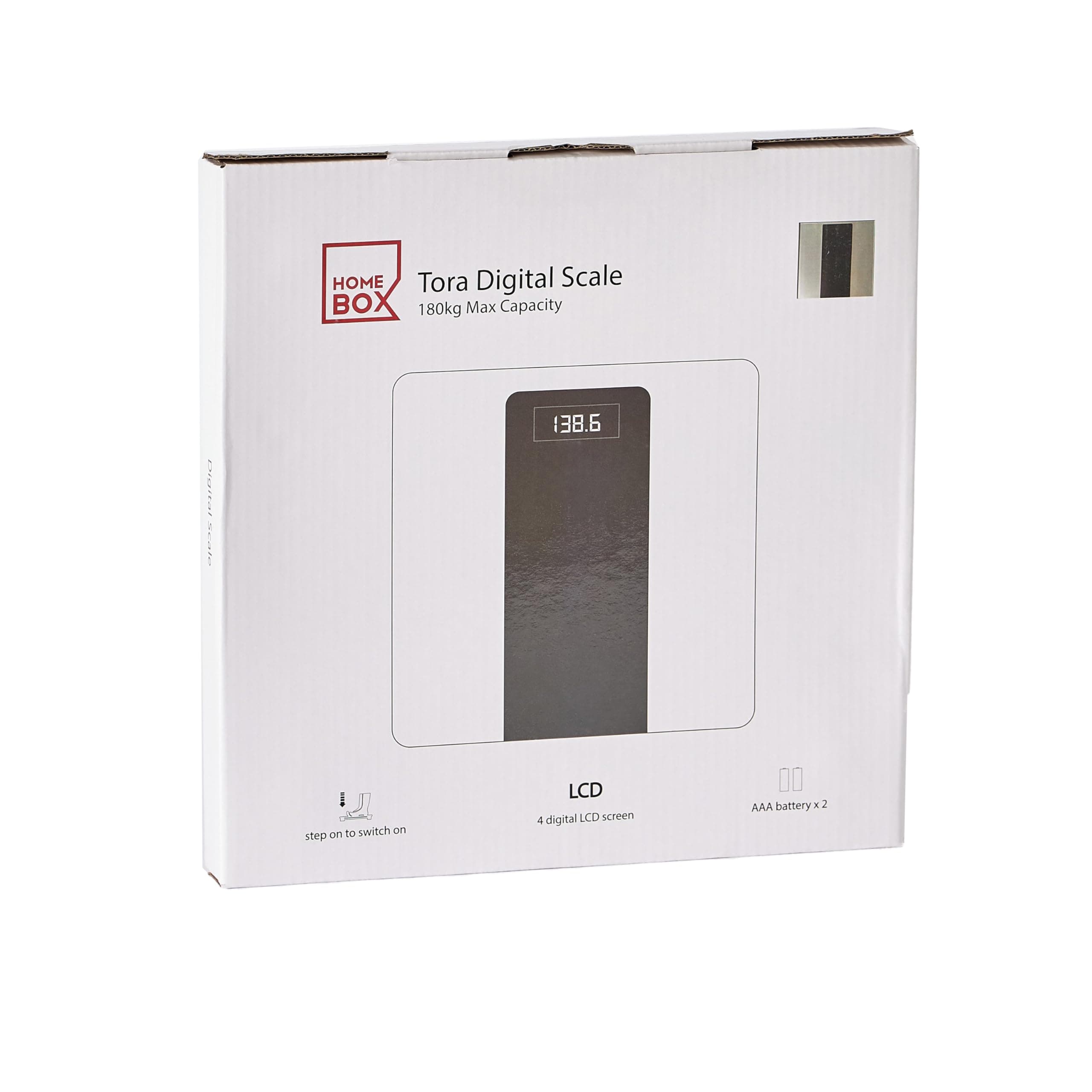 HomeBox Tora Digital Scale - 28x28x6 cm