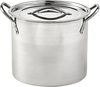 IMUSA USA 8 Quart Stainless Steel Stock Pot with Lid