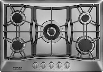 Empava 30 Inch Built-in Gas Cooktop with 5 Sealed SABAF Burners, Stainless Steel Surface, LPG/NG Convertible, Flame Failure Protection, Dishwasher Safe Grates