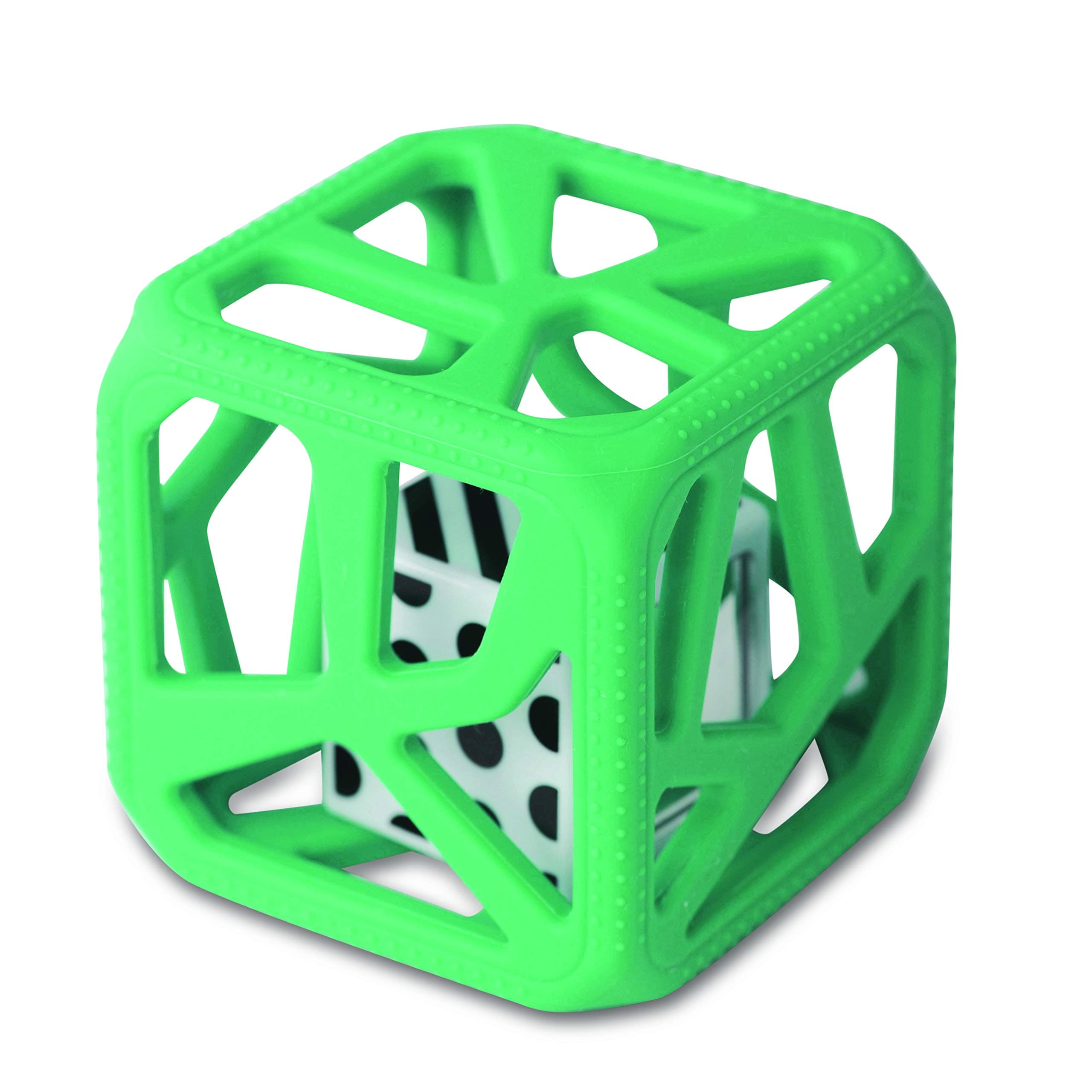 Chew Cube - Easy Grip Teether Rattle - Turquoise