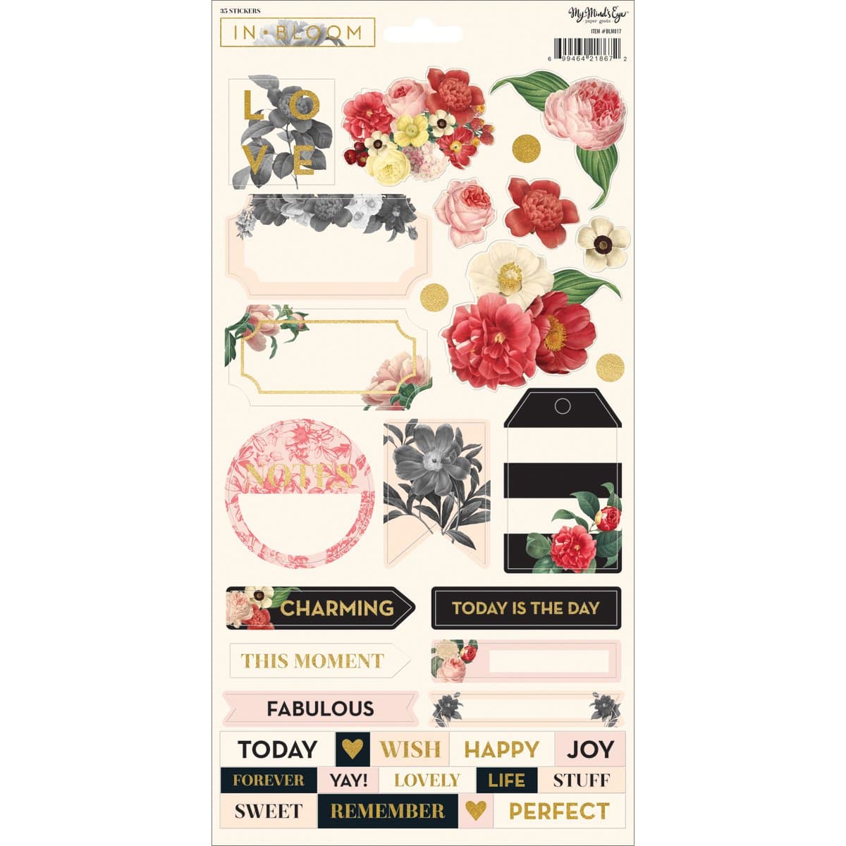 In Bloom Sticker Sheet - My Mind's Eye