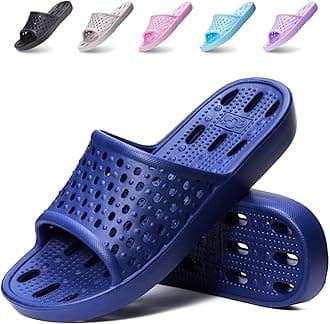 Shower Shoes Quick Drying Non-Slip Comfortable Men Women House Slippers