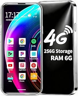 MP3 Player with 4G Internet WiFi Bluetooth Android Device Portable Digital Music Player with Touchscreen MP4 Player Supports Spotify Audible Libby YouTube Amazon Music for Kids & Audiobooks