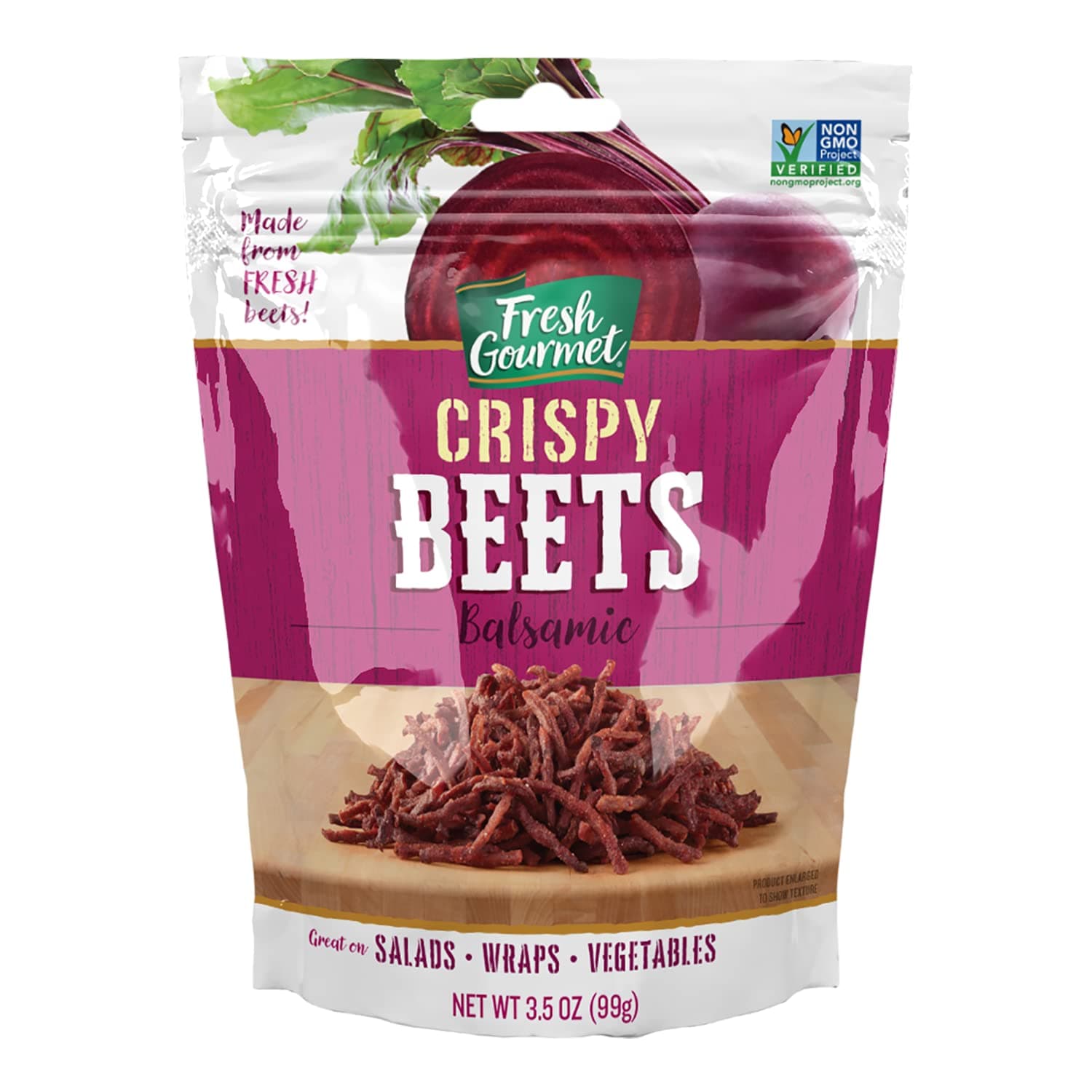 Fresh Gourmet Crispy Balsamic Beets 3.5 Ounce (Pack of 1)