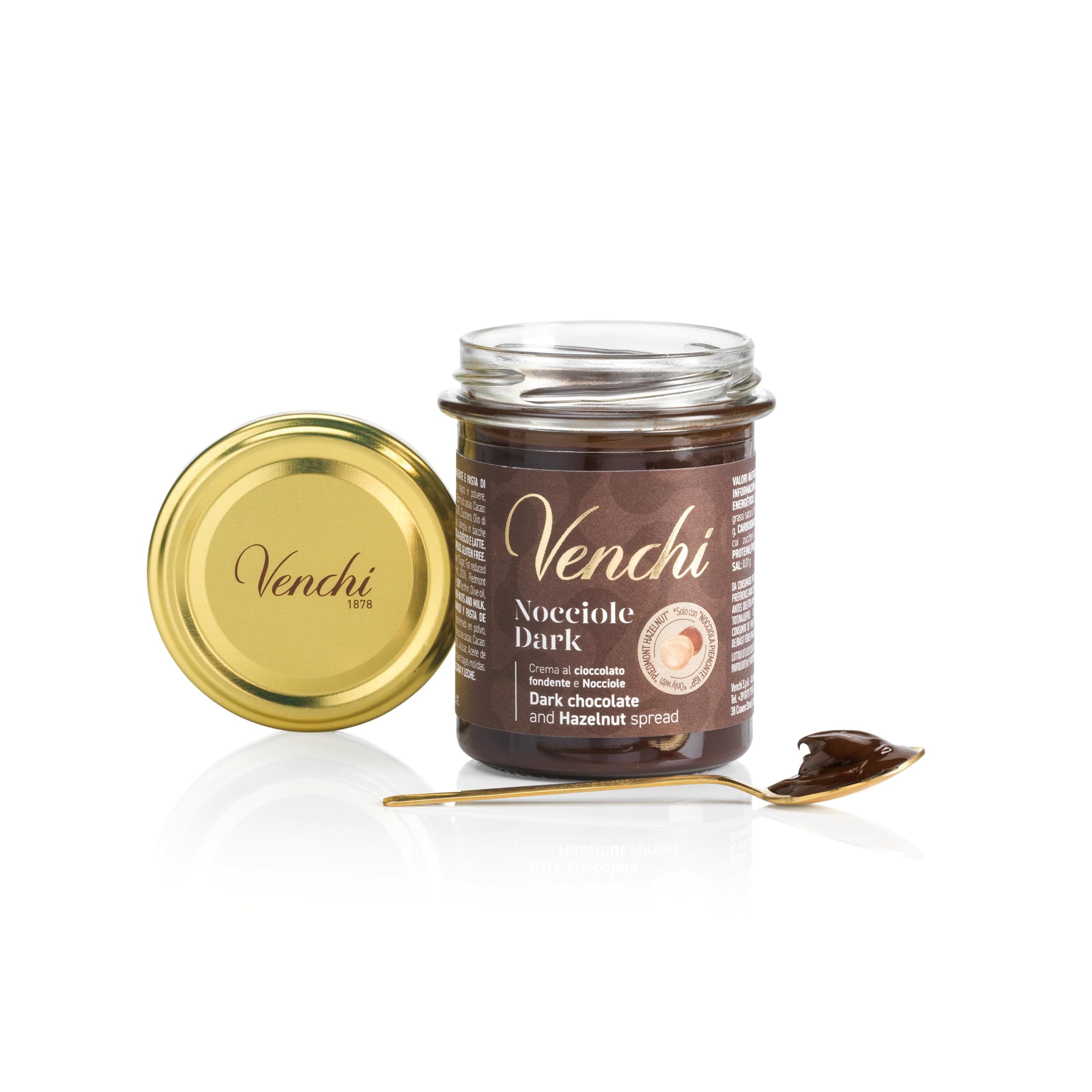 Dark Chocolate with "Piedmont Hazelnut" Spread