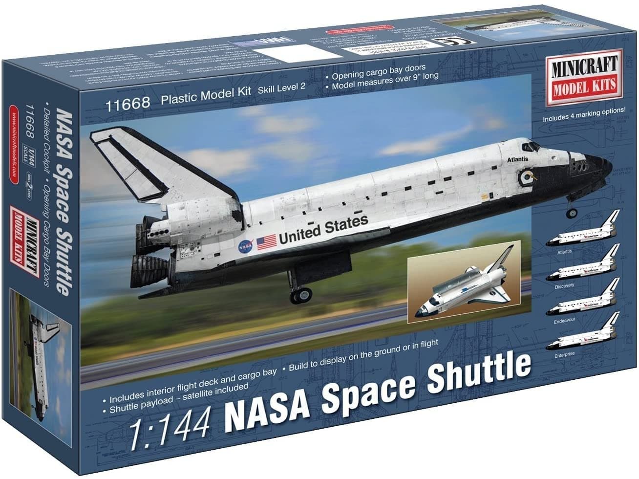 NASA Shuttle Building Kit, 1/144 Scale