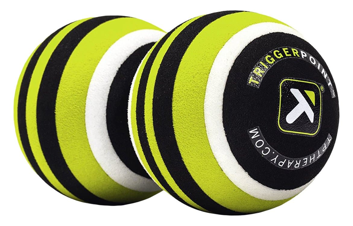 TRIGGER POINT-Mb2 Roller-Double Massage Ball Roller For Black And Neck Relief Twice The Relief Multi Colour, One Size