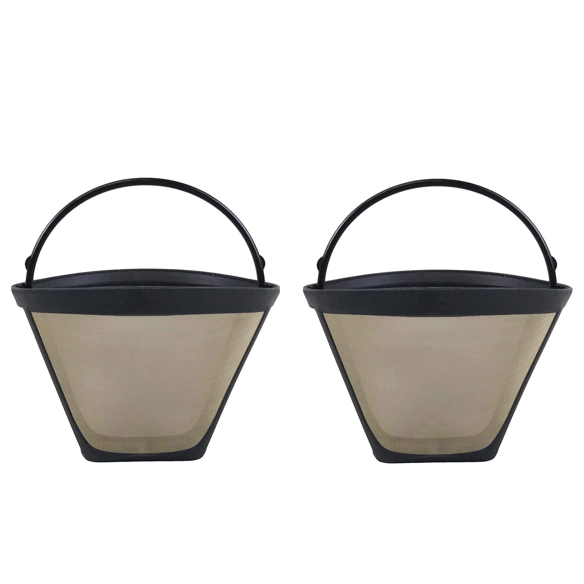 Crucial Coffee Cone Filter Replacement Part # DDC-2600, DCC-750, DCC-1100, DCC-1200 and DCC-2200- Compatible with Cuisinart GTF Gold Tone Coffee Filter - Ideal For Better Lifestyle, Home (2 Pack)