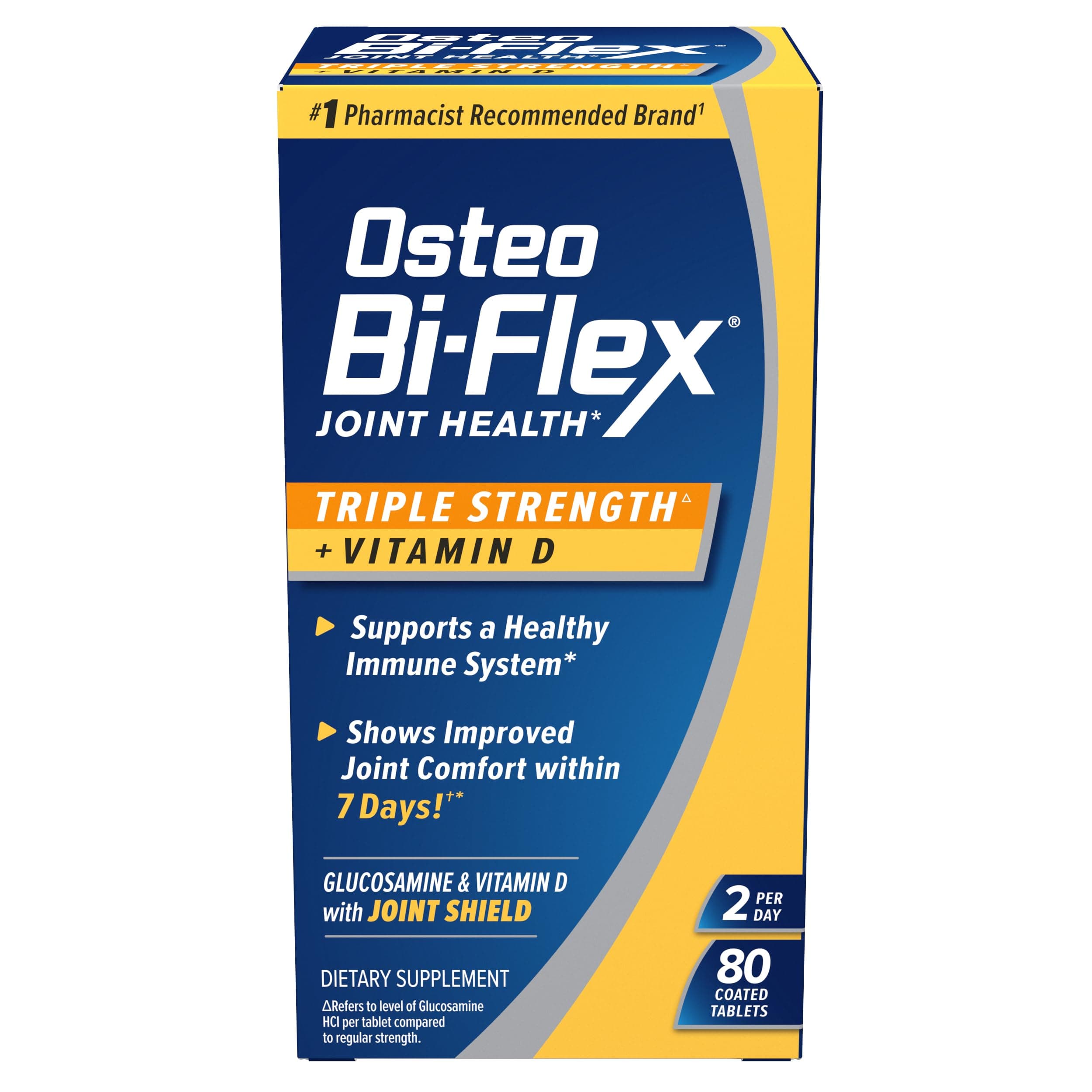 Osteo Bi-Flex Triple Strength + Vitamin D, Coated Tablets - 80 ea