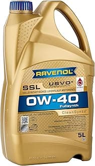 J1A1557 SSL 0W-40 Fully Synthetic Motor Oil (5 Liter)