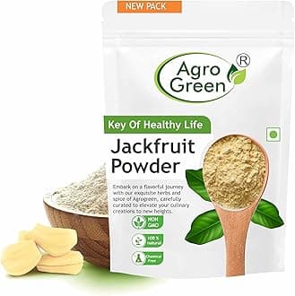 - Agrogreen Jackfruit Powder, Naturally Processed Gluten Free Atta, Raw Jackfruit Flour Natural & Diabetic-Friendly (100 GM)