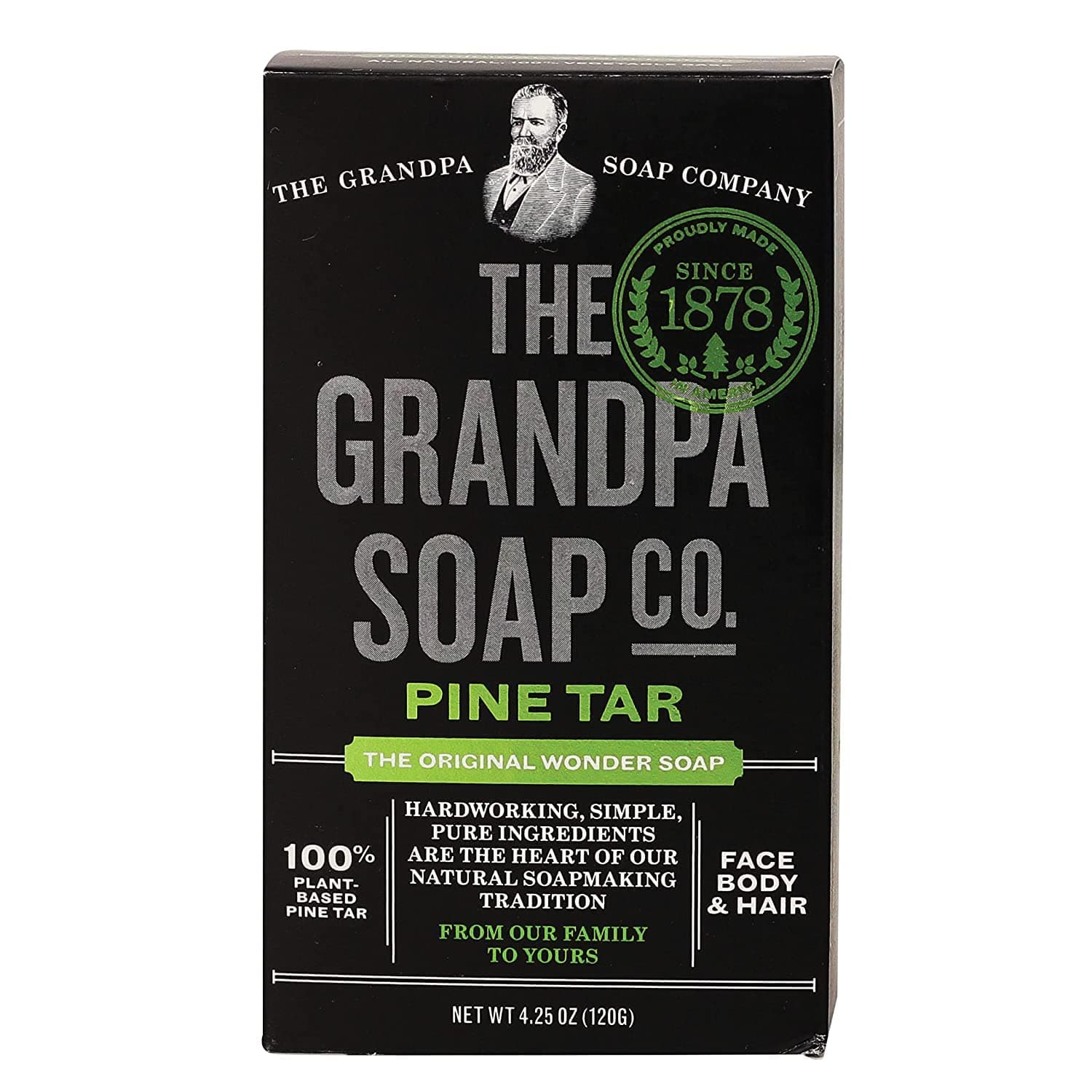 Pine Tar Soap 3 (4.25 Ounce) (120 g) Bar(S)