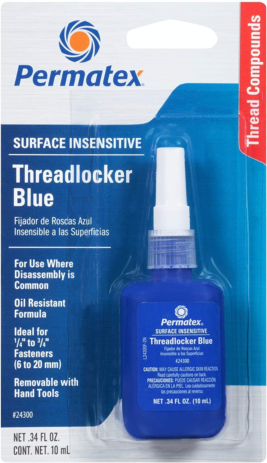 24300 Surface Insensitive Threadlocker Blue, 10 ml