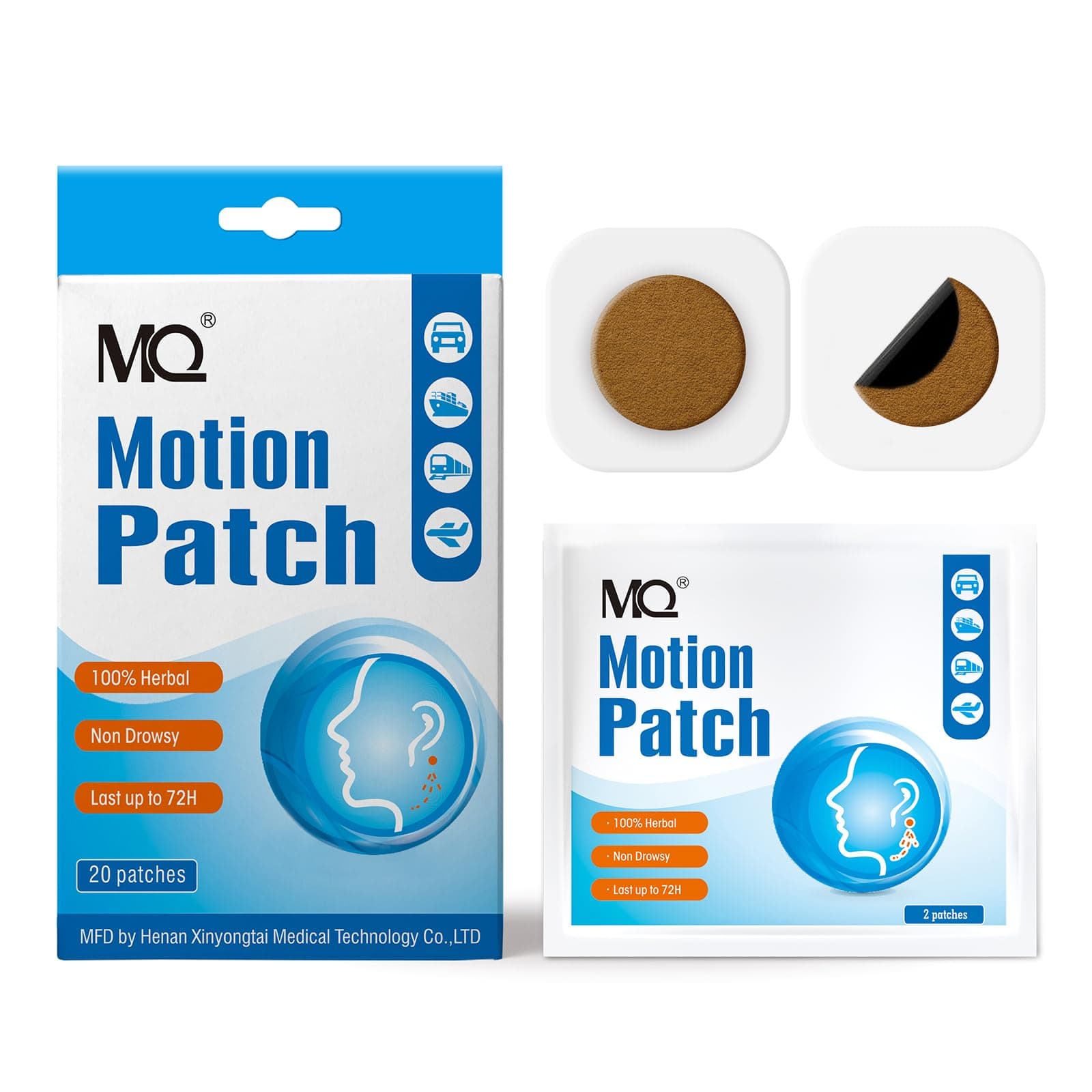 MQ® Motion Sickness Patch,20 Count/Box