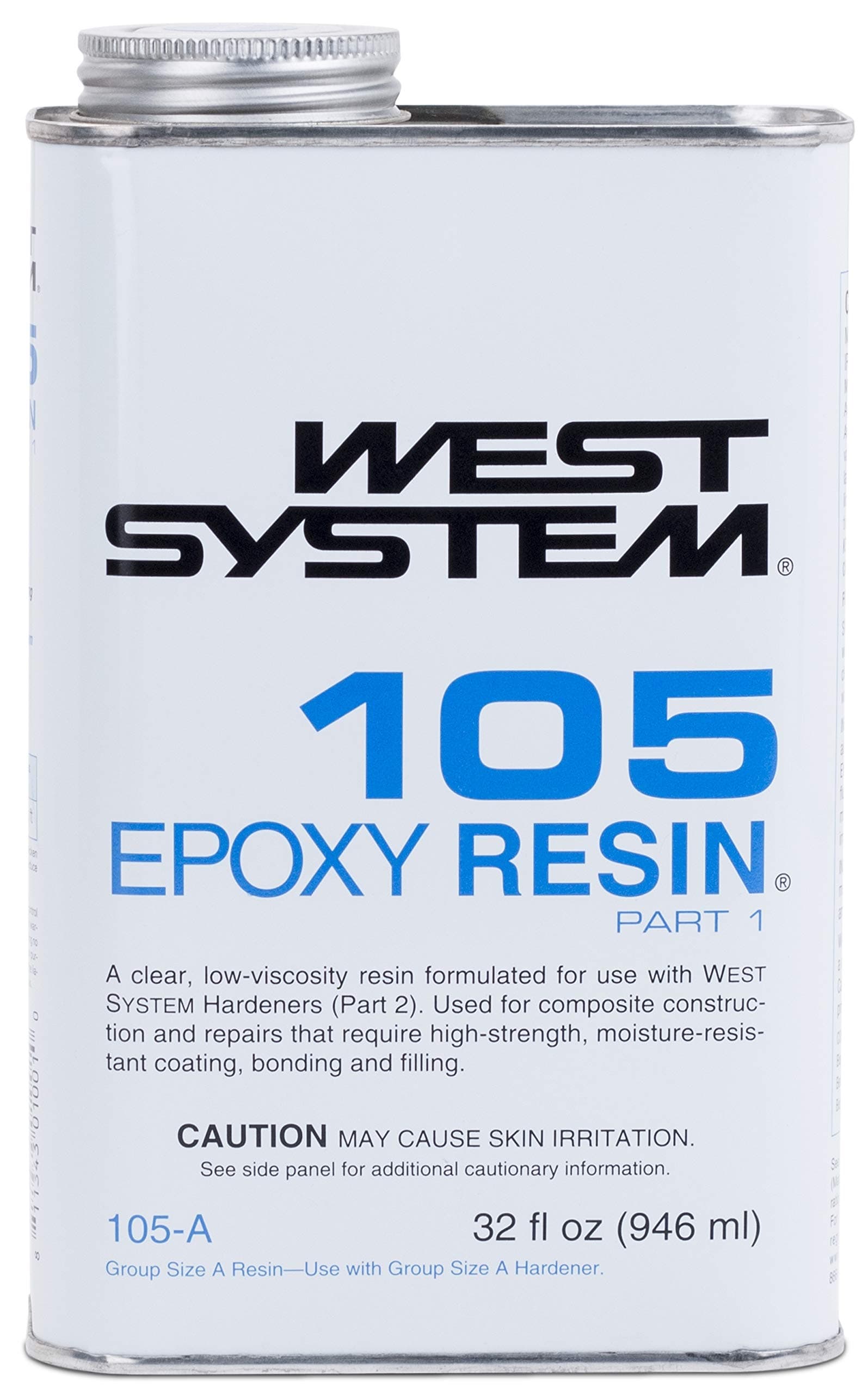 WEST SYSTEM 105A Epoxy Resin (Quart)