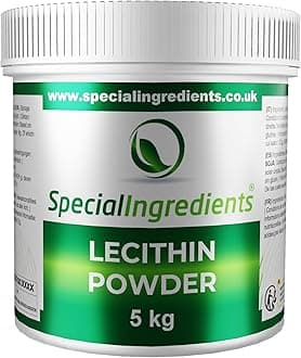 Lecithin Powder 5kg Premium Quality - Suitable for Vegans, Non-GMO, Gluten Free – Recyclable Container