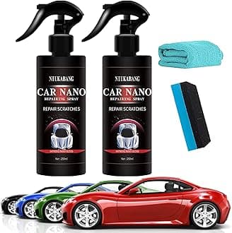 Nano Car Scratch Removal Spray,Car Scratch Repair Nano Spray,nti-Scratch Polish Spray, Nano Ceramic Coating Spray,Fast Repair Scratches Nano Car Scratch Repairing Polish Spray (2PCS-250ML)