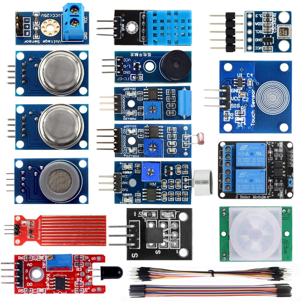 16 in 1 Smart Home Sensor Modules Kit for Arduino Raspberry Pi DIY Professional