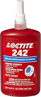 24241 Blue 242 Medium Strength Threadlocker, 250 mL Bottle