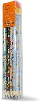 Number 2 Floral Pencil Set, Colorful Pencils with Cute Floral Design for Sketching, Writing, or Drawing, Pack of 12 Pre-Sharpened Flower Pencils for Girls and Women