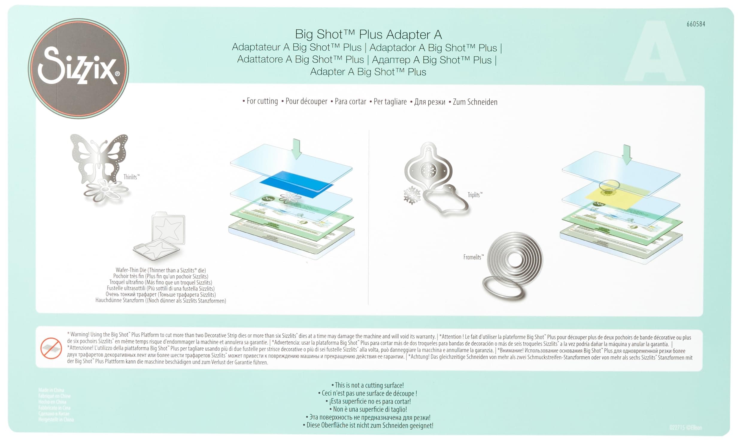 SizzixBig Shot Plus Standard Adapter Pad A 660584