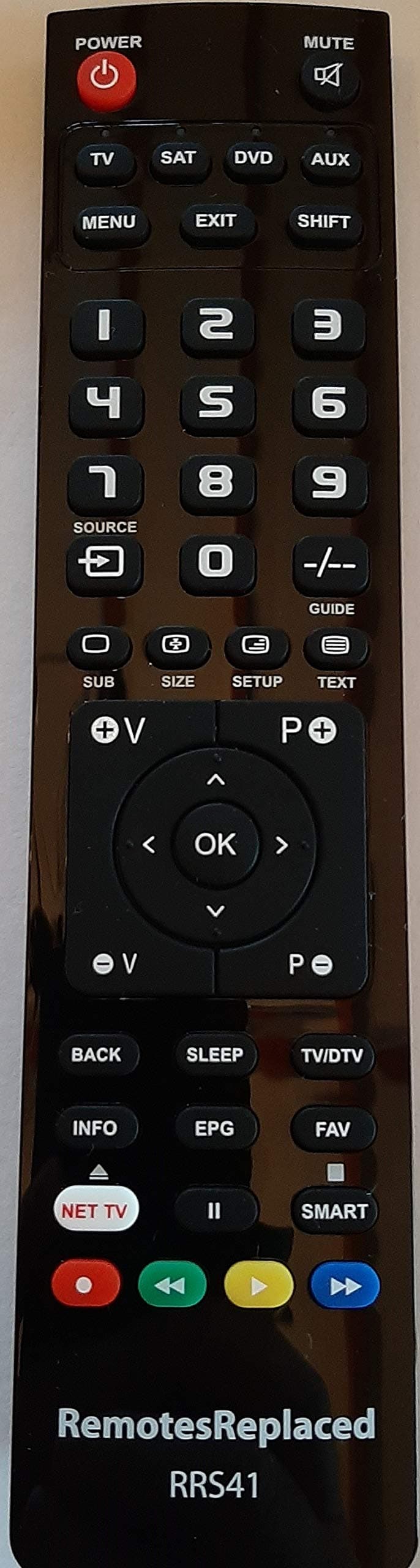 RemotesReplaced remote control compatible with the COOLSTREAM TANK