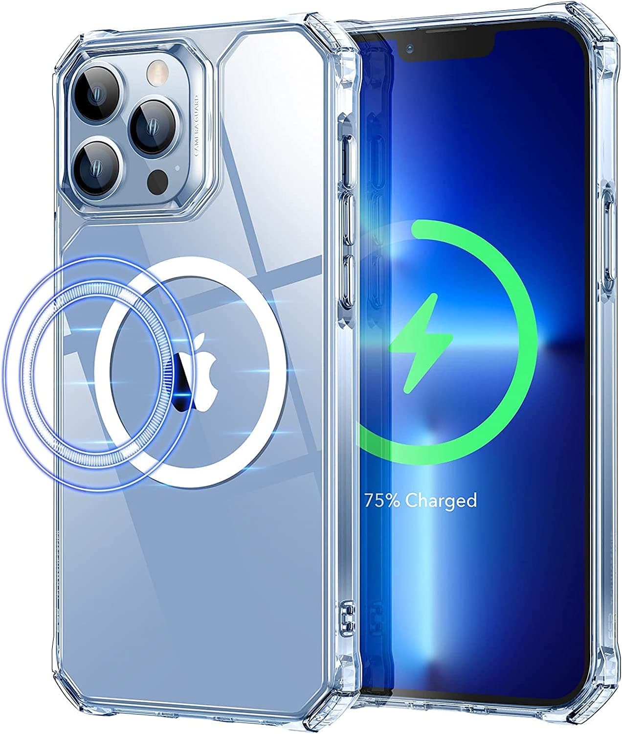 ESR Air Armor Clear Case with HaloLock