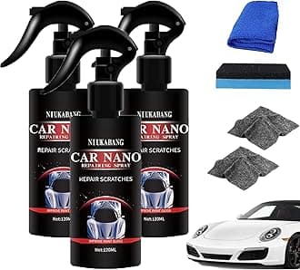 Car Scratch Repair Nano Spray, Car Nano Repairing Spray, Polishing Nano Coating Agent, Fast Repairing Scratch Spray - Scratch Removal For All Car Body (120ml-3Pcs)