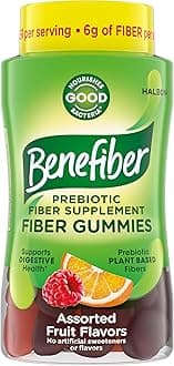 Benefiber Prebiotic GLP-1 Friendly Fiber Supplement Gummies for Digestive Health, Assorted Fruit Flavor - 81 Count